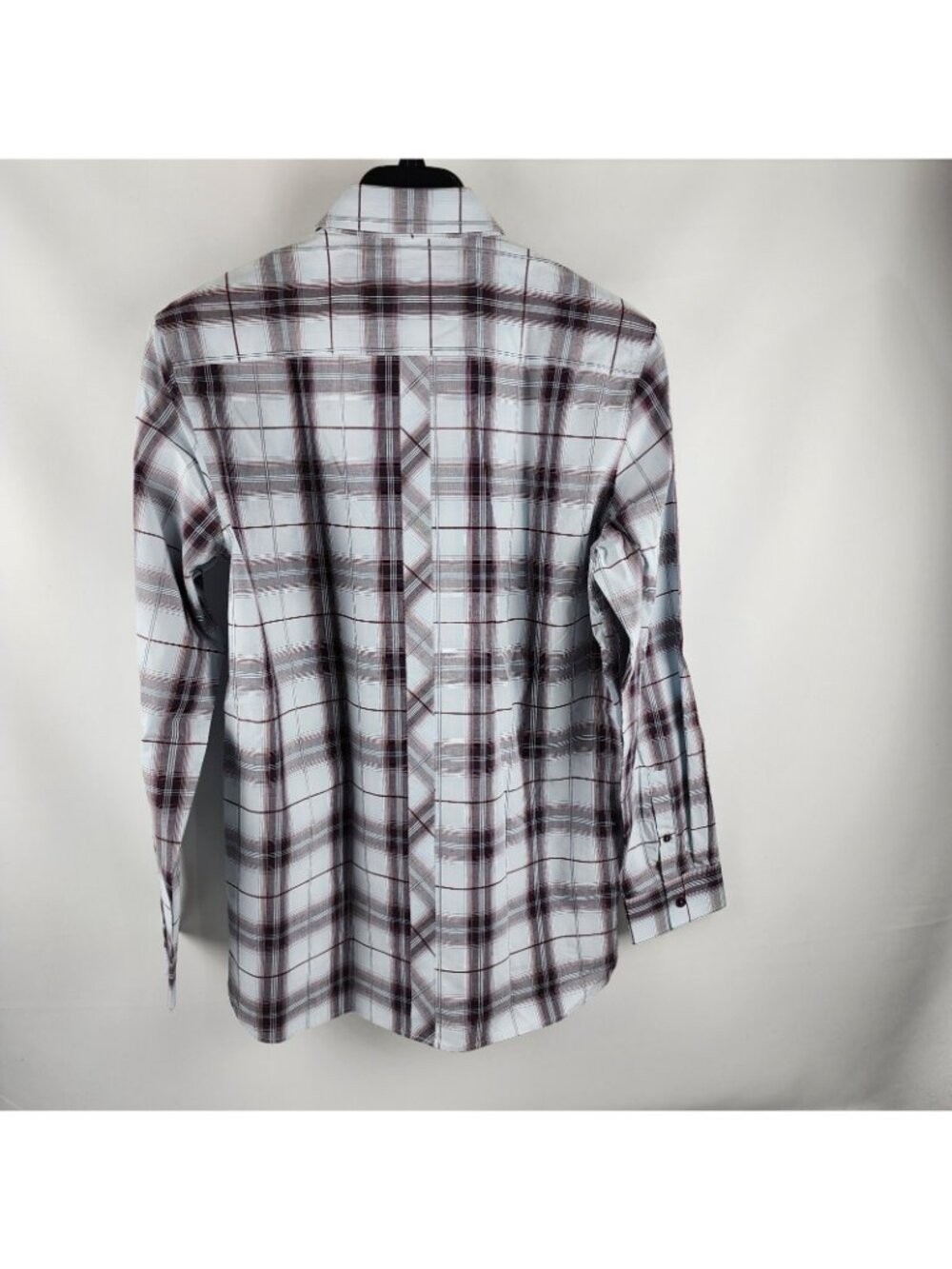 7 Diamonds Shirt Mens Large Blue Multi Plaid Tyme to Rhyme Button Up NWT - Picture 2 of 8